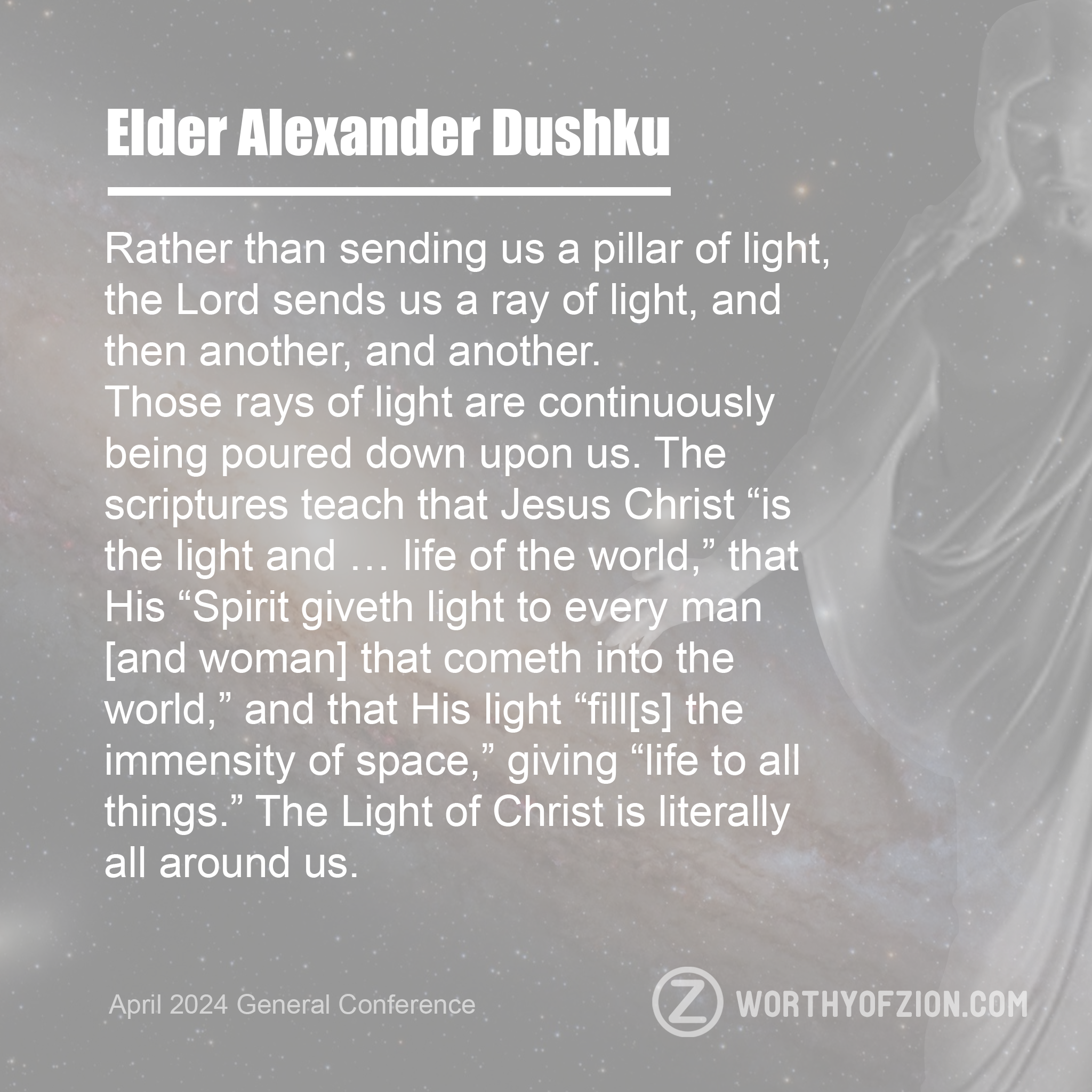 Elder Alexander Dushku Pillars and Rays