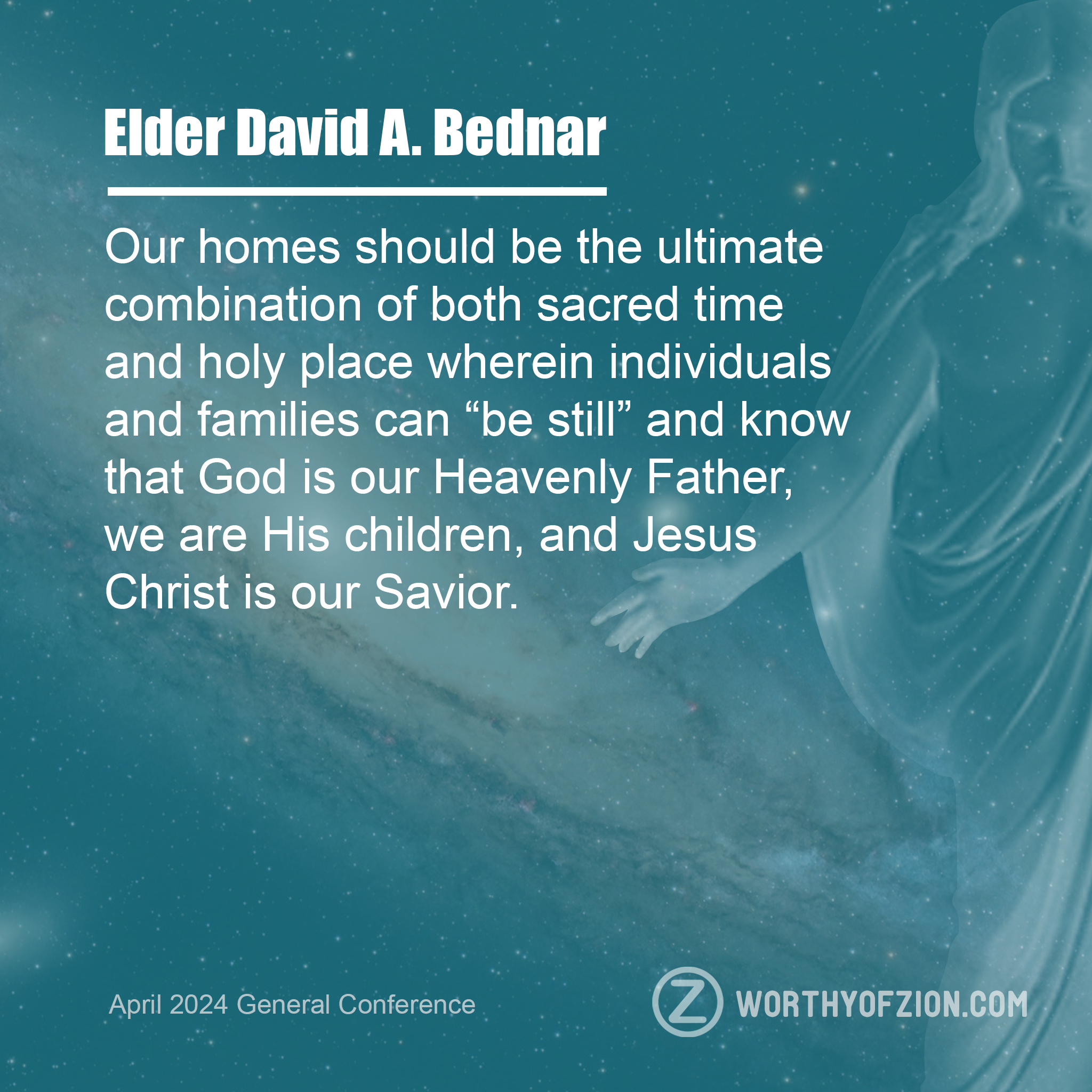 Elder David A. Bednar – Our Home