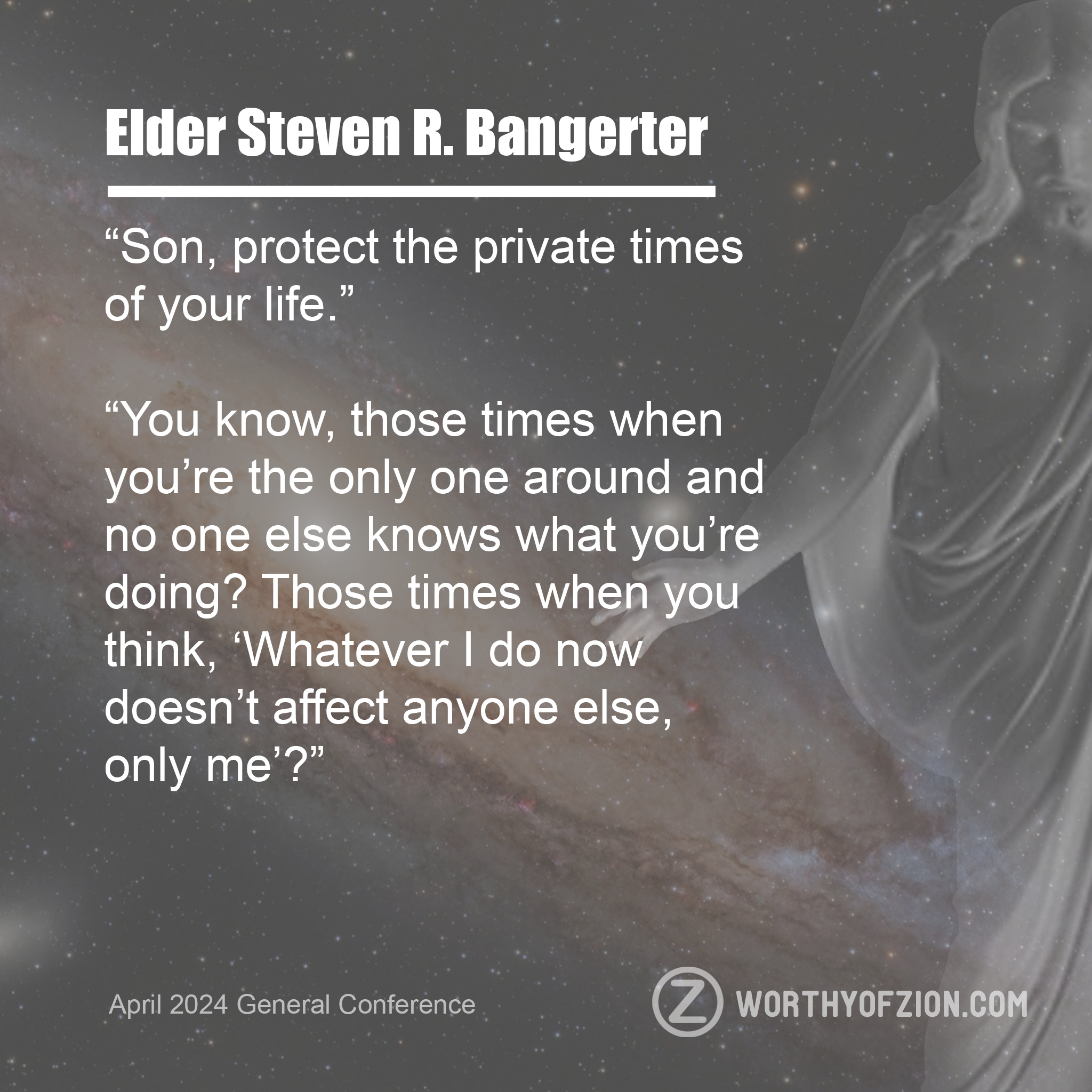 Elder Steven R. Bangerter