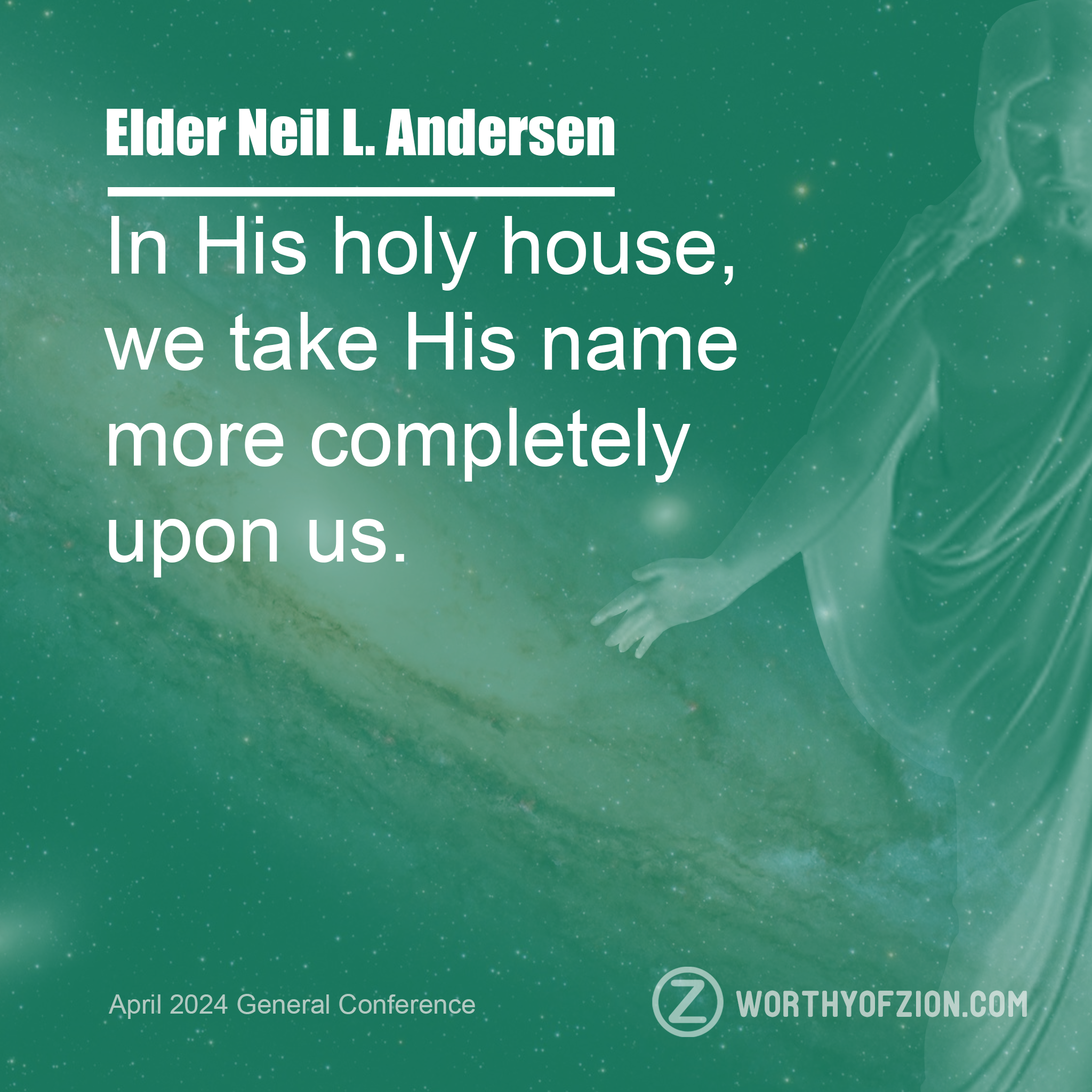 Elder Neil L. Andersen – His Name