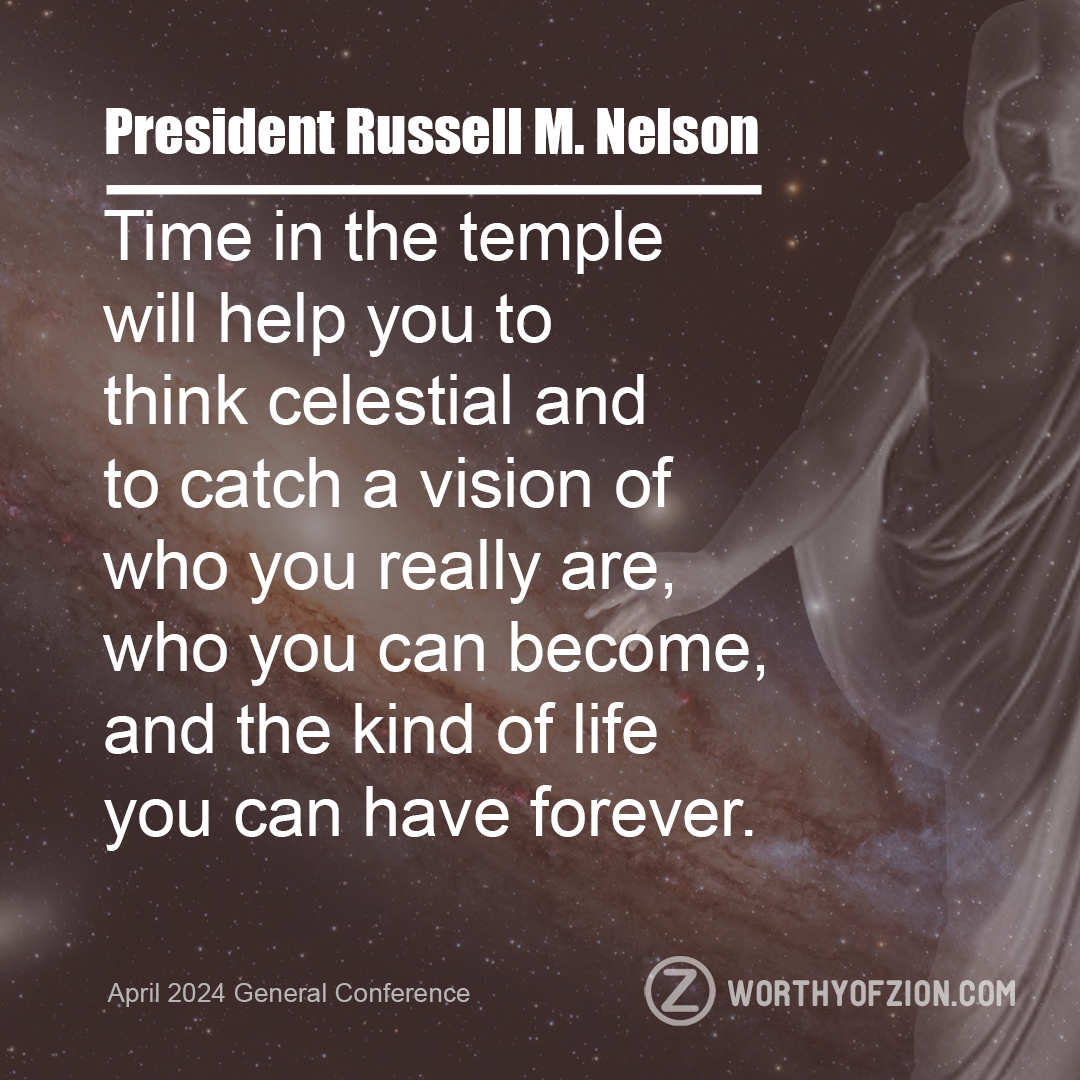 President Russell M. Nelson – Time in the Temple