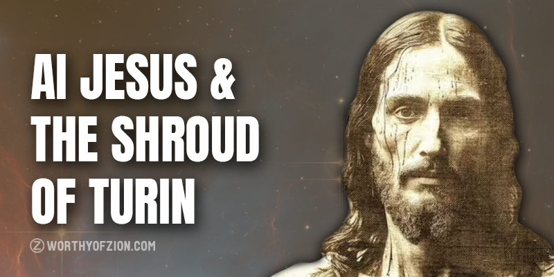 AI Generated Image of Jesus Using the Shroud of Turin