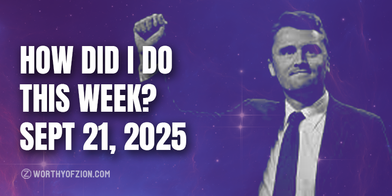 How did I do this week? September 21, 2025