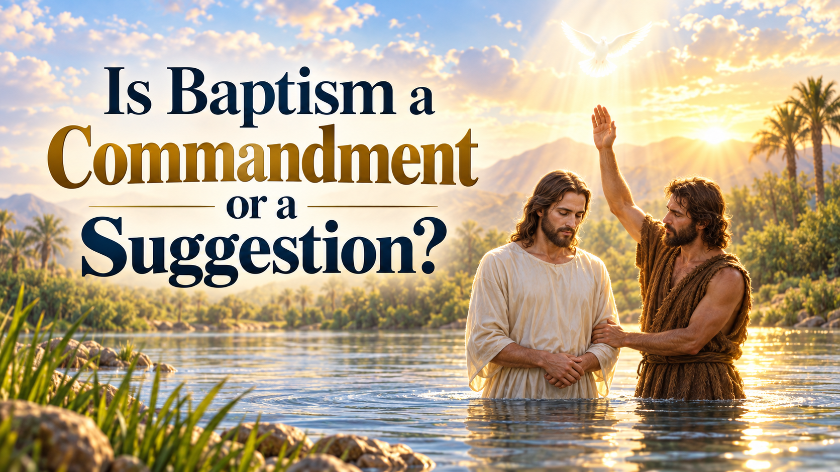 Is Baptism a Commandment or a Suggestion?
